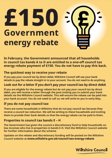 Information regarding £150 Government Energy Rebate