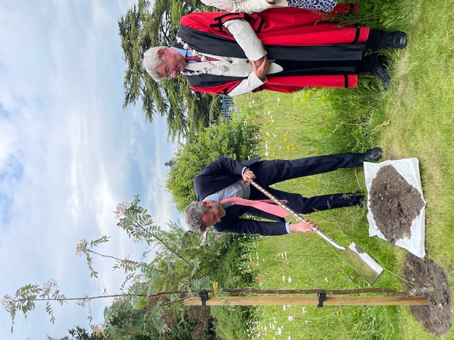 Memorial Tree planted as part of the Jubilee Celebrations