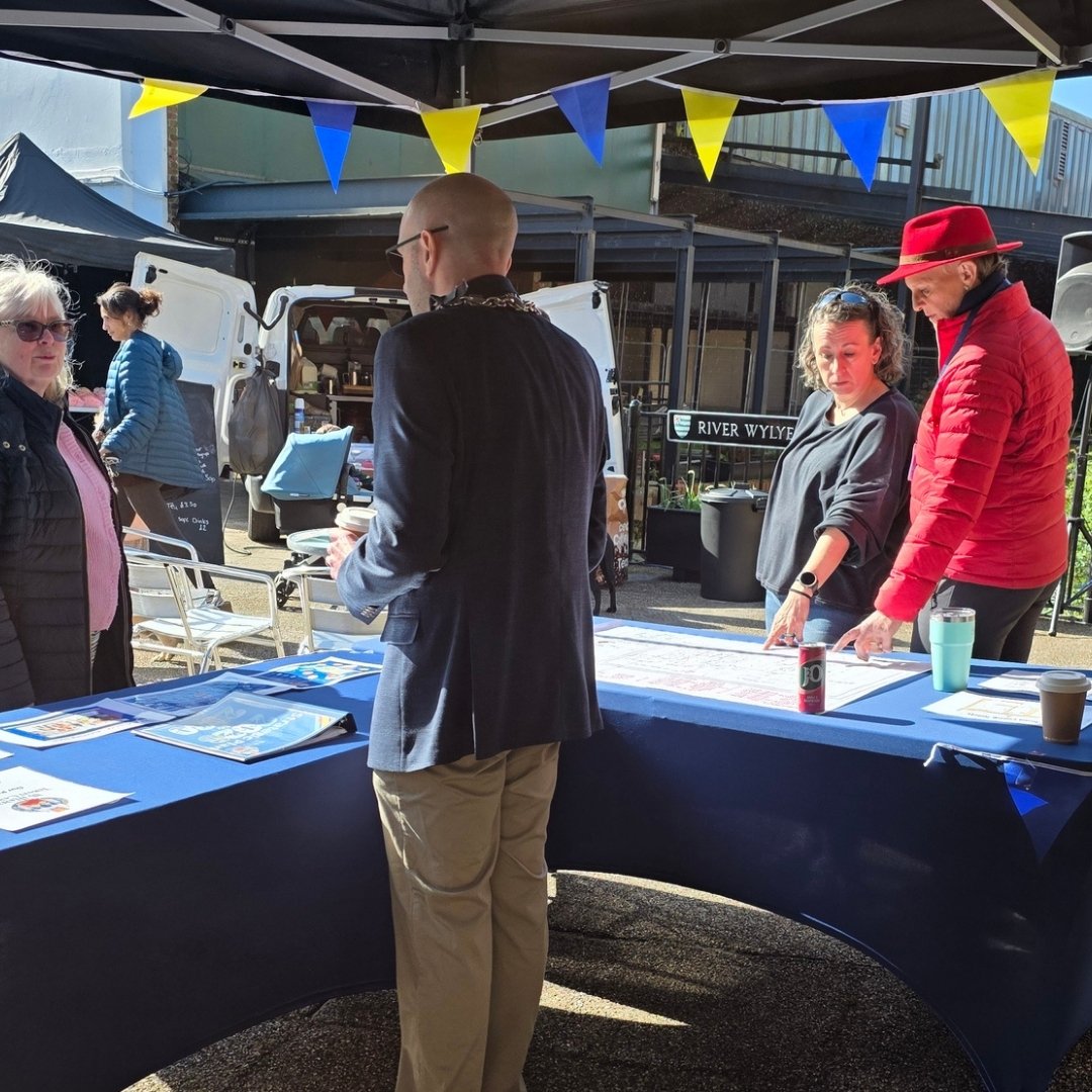 Town Council at Wilton Village Market