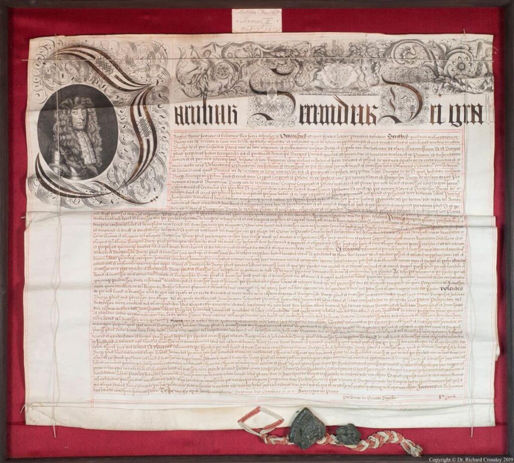 King James 2nd, 1685 AD